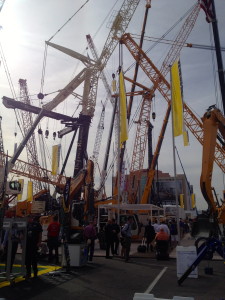 Cranes at ConExpo 2014