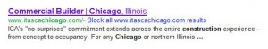 Google Results for Commercial Builders+Chicago