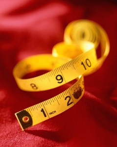 Measuring tape unravelled