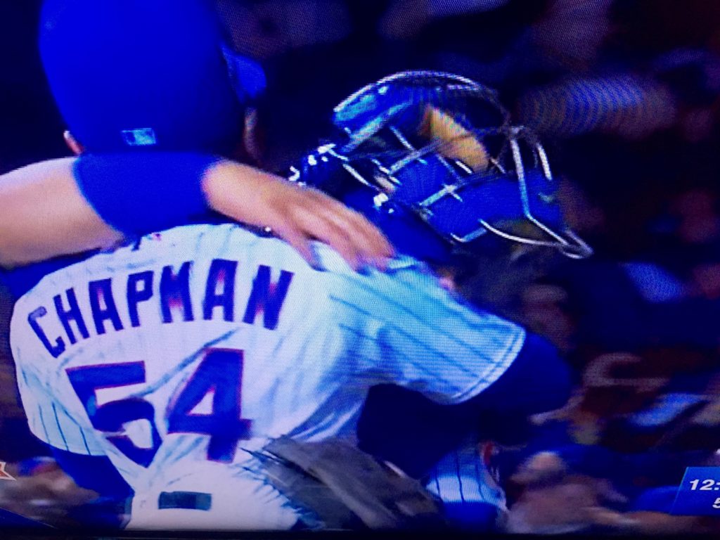Chciago Cubs team spirit